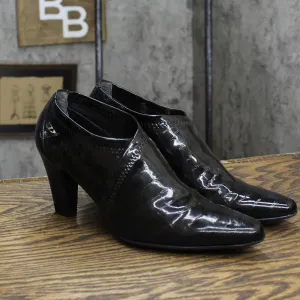 Bandolino Womens Vintage Textured Block Dress Heels 1673d65c07c850 Black 6.5M
