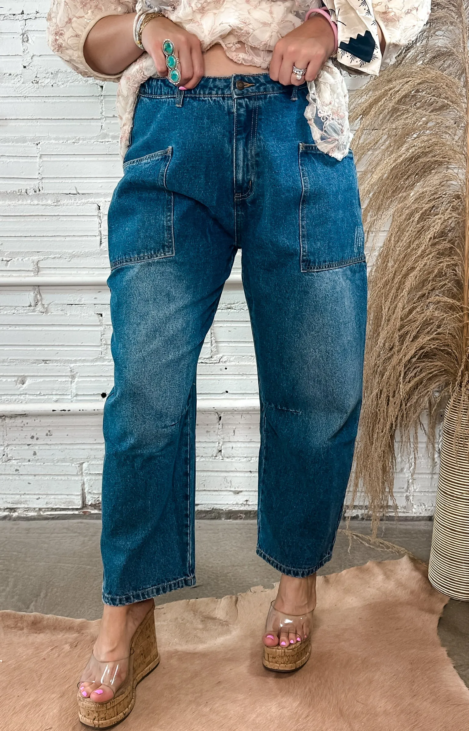 Barrel Jean - Indigo