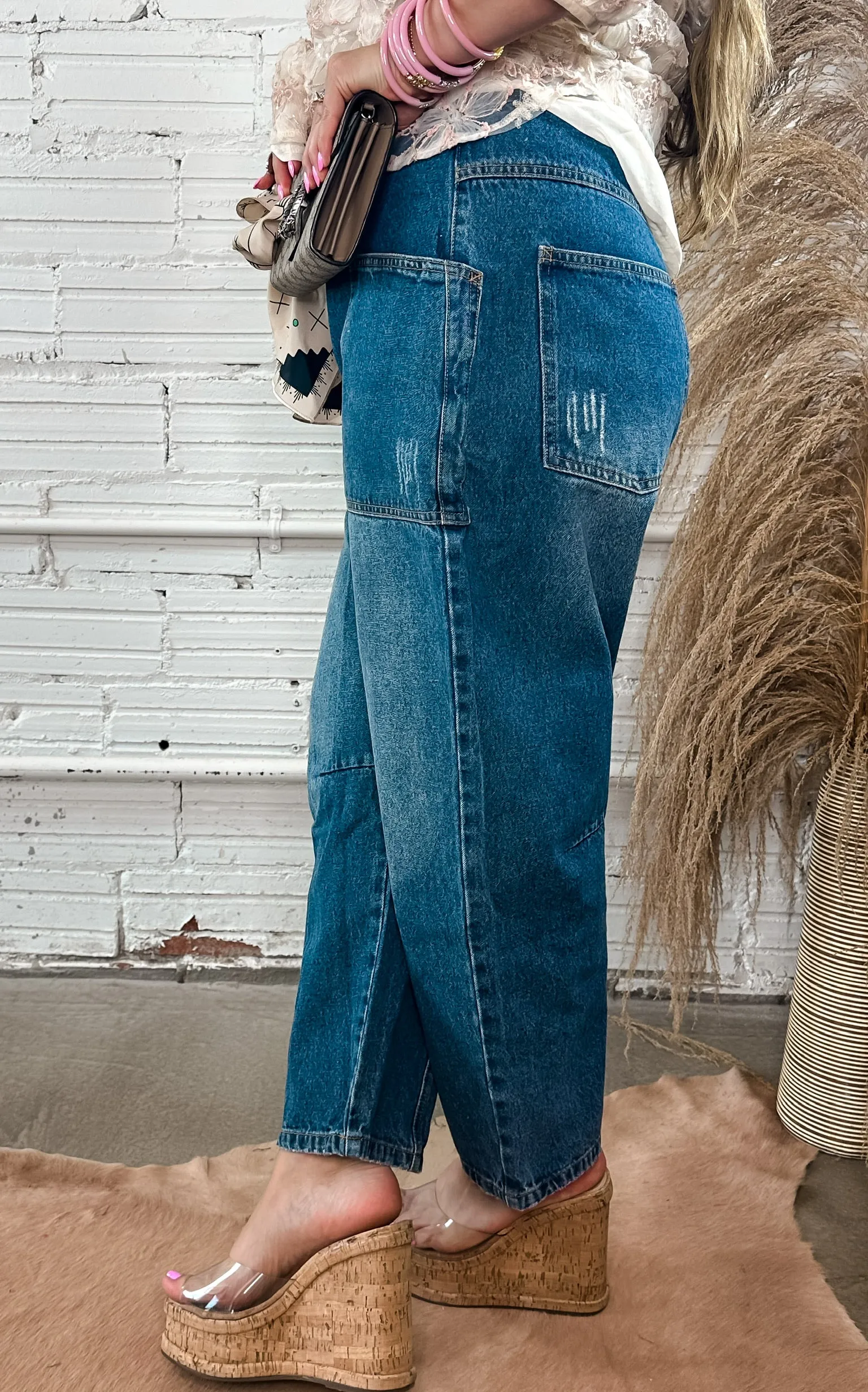 Barrel Jean - Indigo
