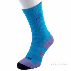 Basketbalové ponožky PEAK W14909 modré/fialové