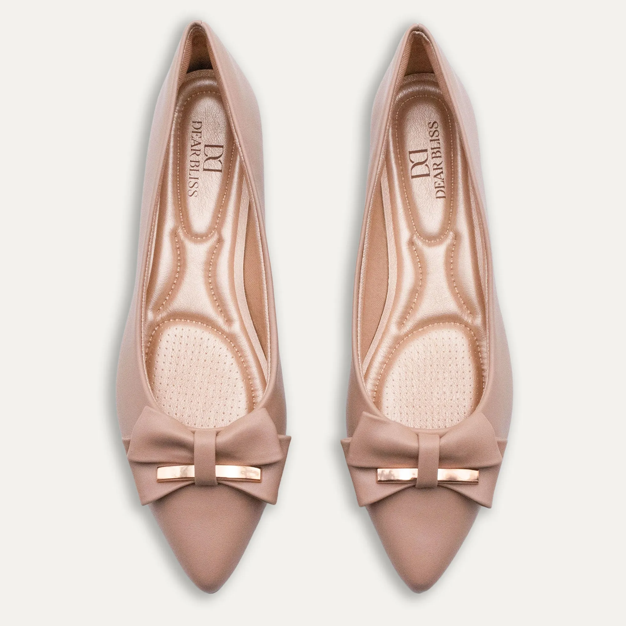 Belkis Antique Pointed Toe Flats