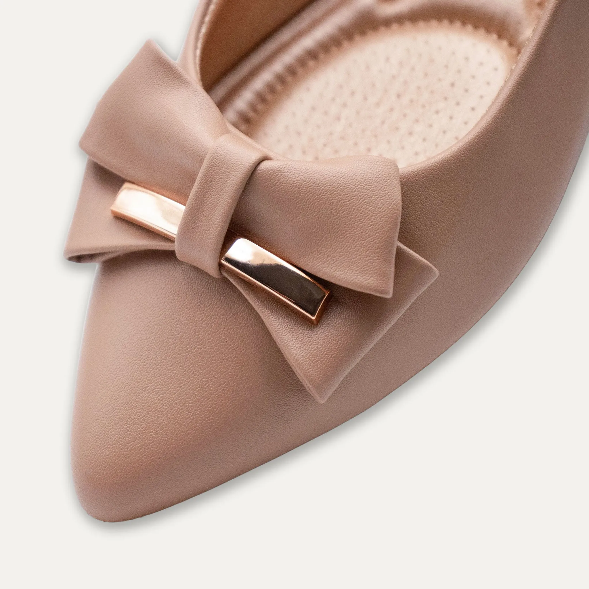 Belkis Antique Pointed Toe Flats