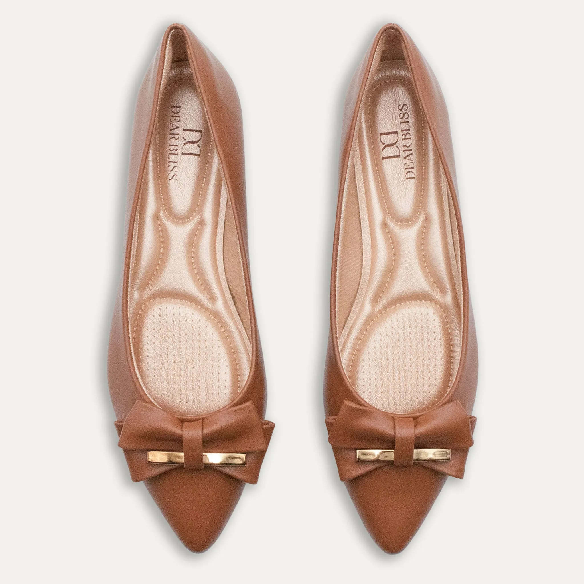 Belkis Whisky Pointed Toe Flats