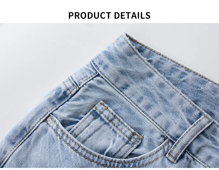 BerryBetty - Low Rise Jeans Women Baggy Jeans New Fashion Straight Leg Pants Y2k Denim Trousers Blue Vintage Mom Loose Low Waist Jeans