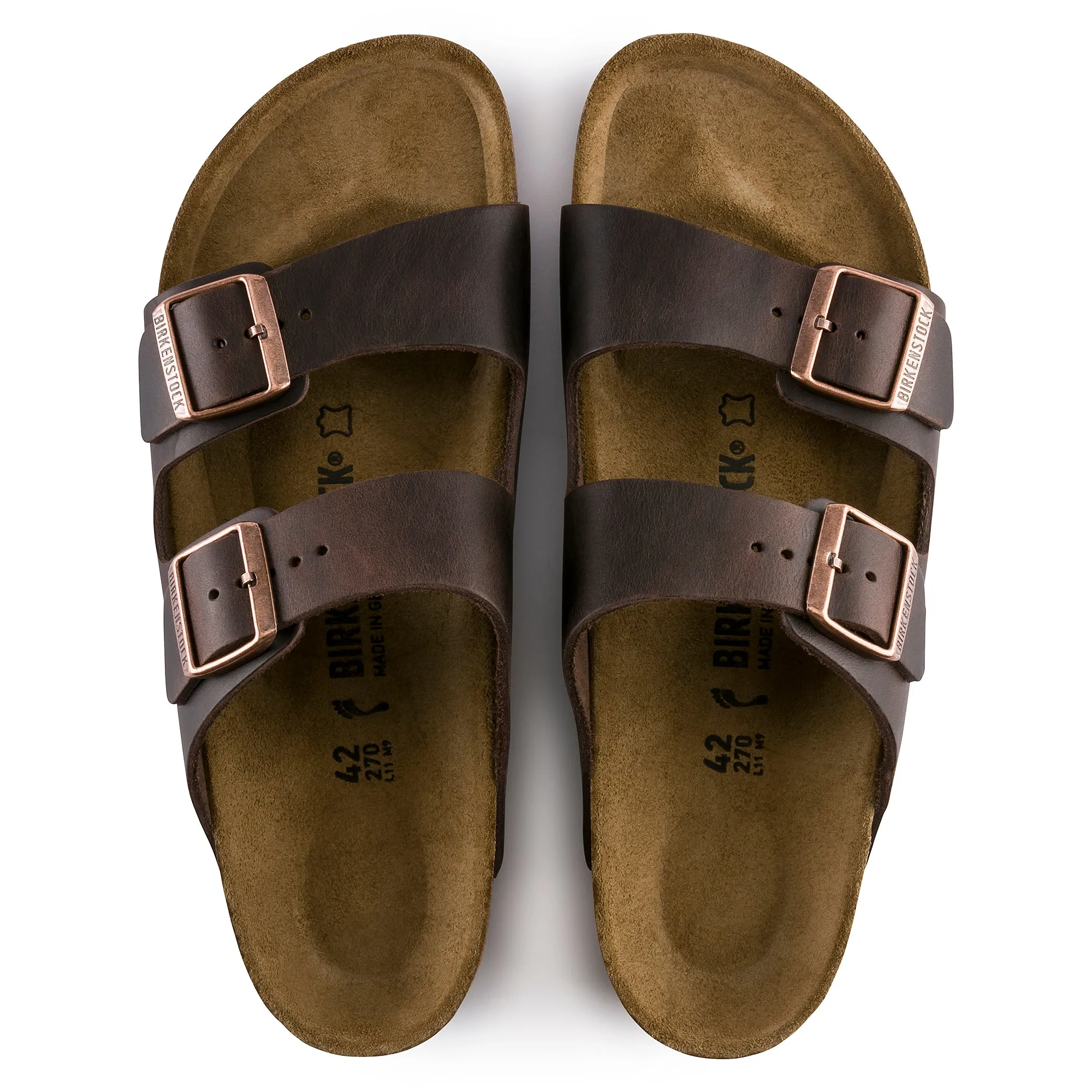 Birkenstock Arizona Oiled Leather 052531 Color: Habana