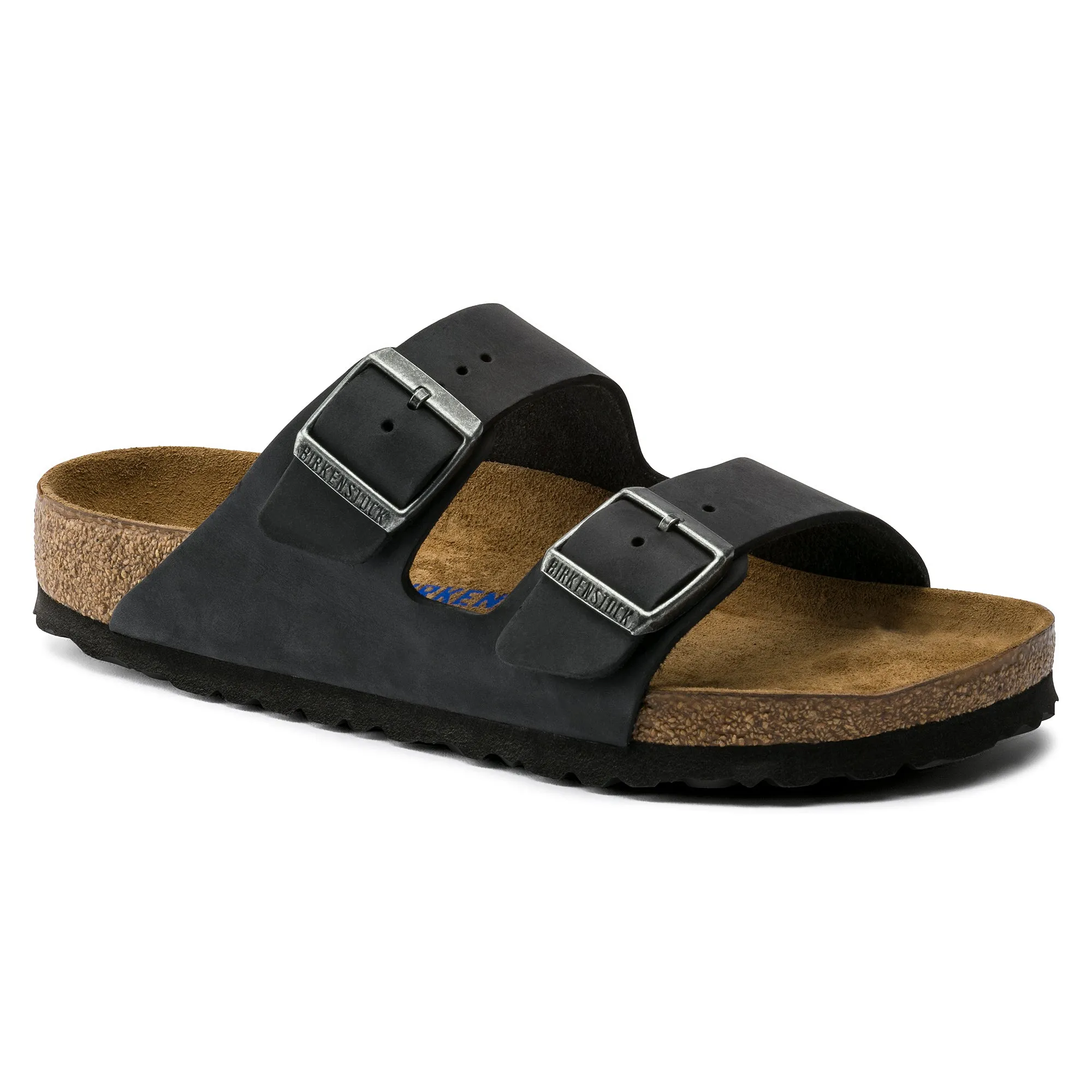 Birkenstock Arizona Soft Footbed Oiled Leather 752481 Color: Black