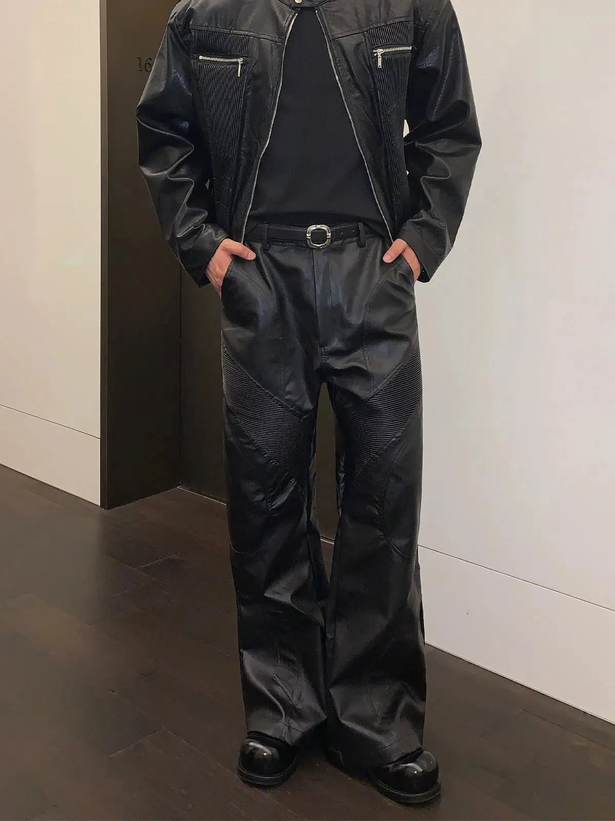 Black Leather Pants