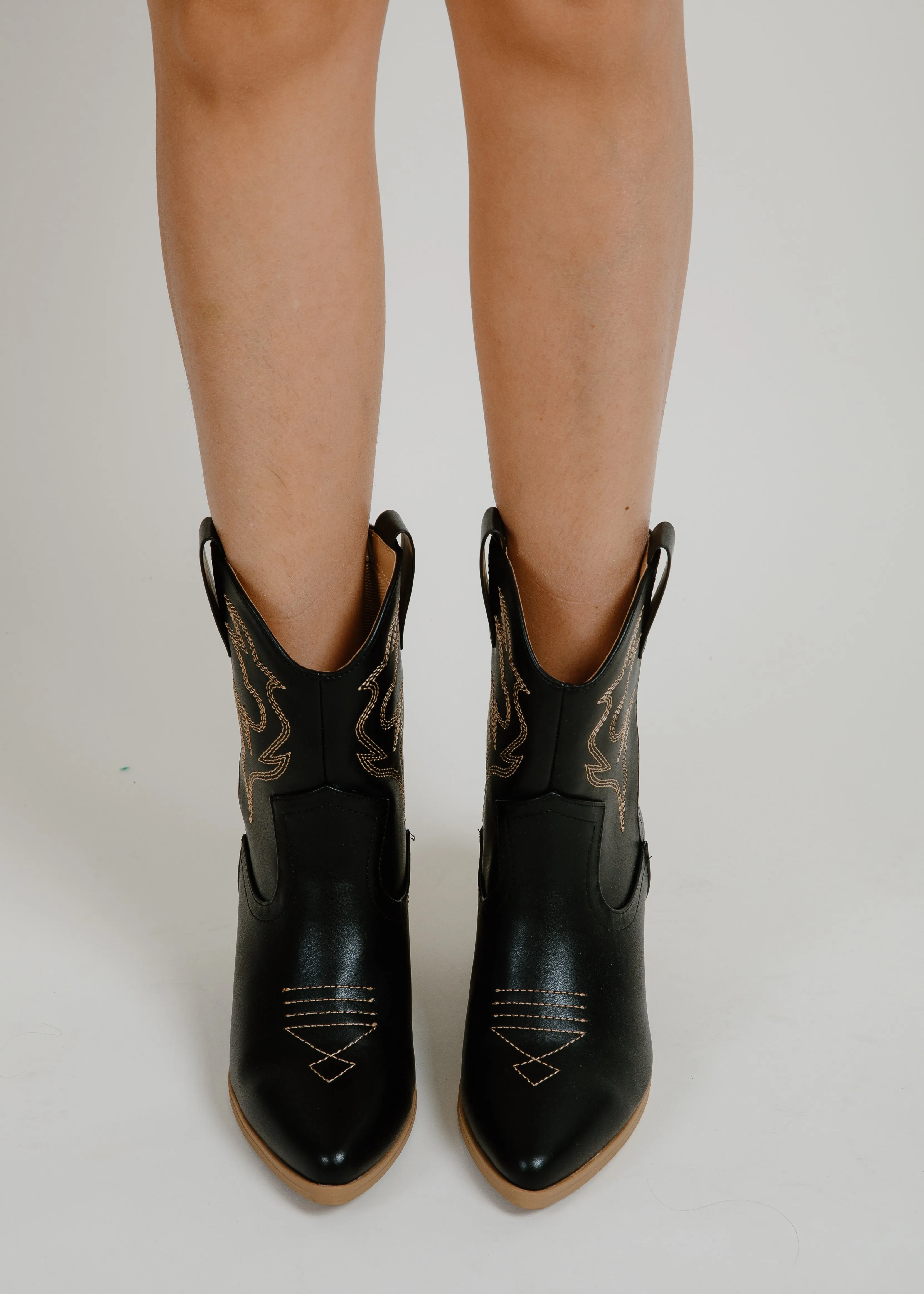 Blazing Cowboy Boots - Black