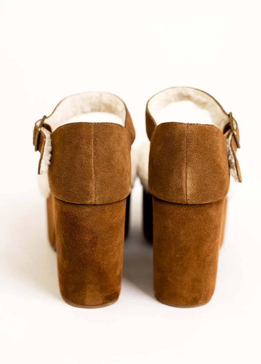 Brea Heel in Pecan