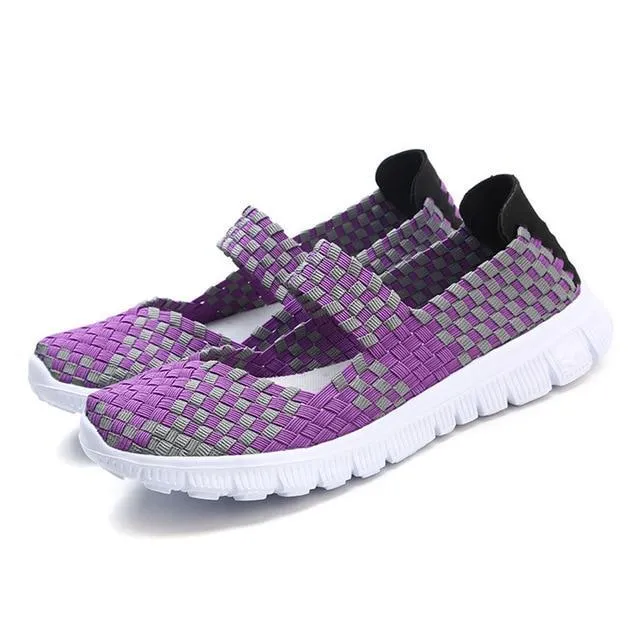 Breathable Casual Shoes Woman Flats Fashion Women Platform Shoes