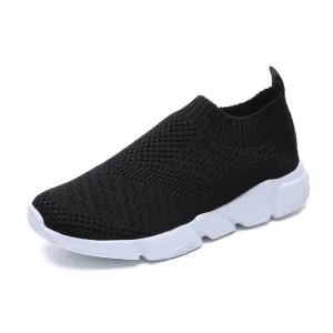 Breathable Mesh Platform Sneakers Women Slip on Soft Ladies Casual Running Shoes