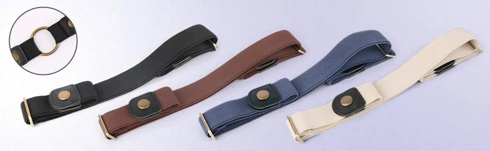Buckle Free Women Stretch Belt Plus Size No Buckle/Show Invisible Belts for women Jeans Pants Dresses