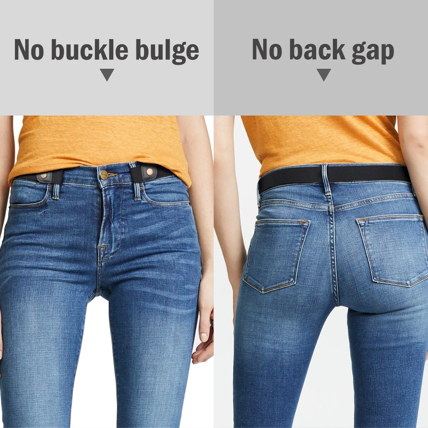 Buckle Free Women Stretch Belt Plus Size No Buckle/Show Invisible Belts for women Jeans Pants Dresses