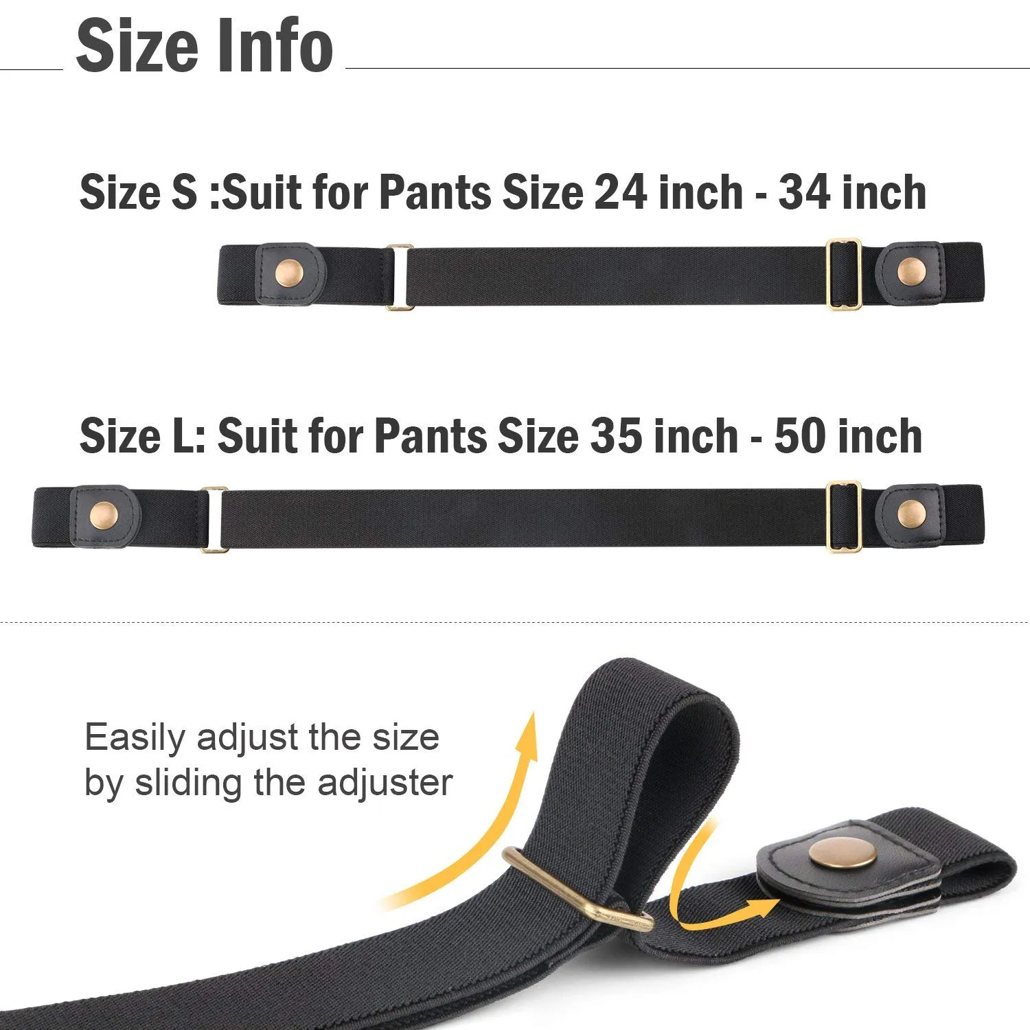 Buckle Free Women Stretch Belt Plus Size No Buckle/Show Invisible Belts for women Jeans Pants Dresses