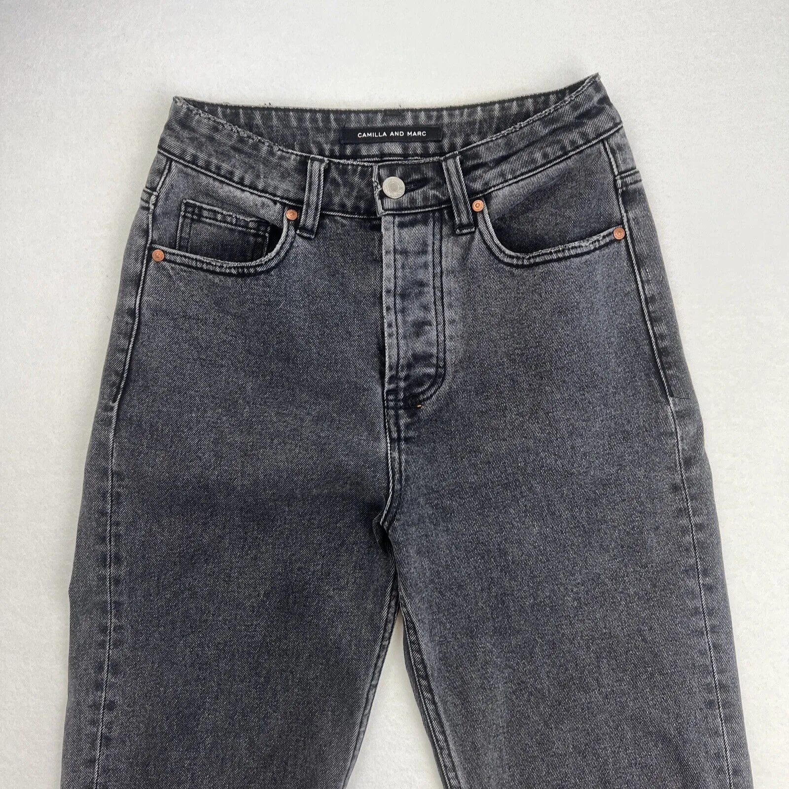 Camilla & Marc Womens Black Mom Jeans Size 24