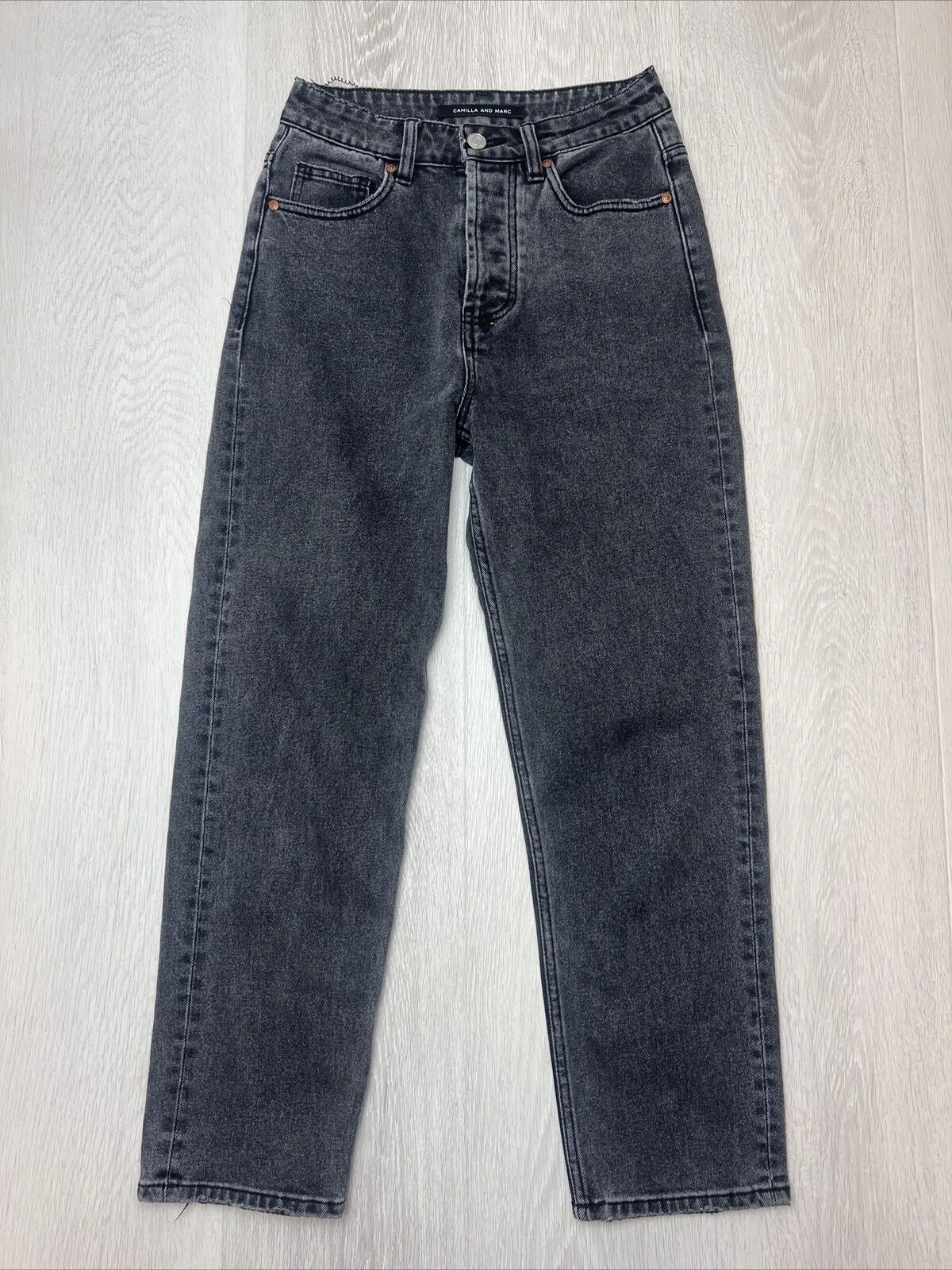 Camilla & Marc Womens Black Mom Jeans Size 24