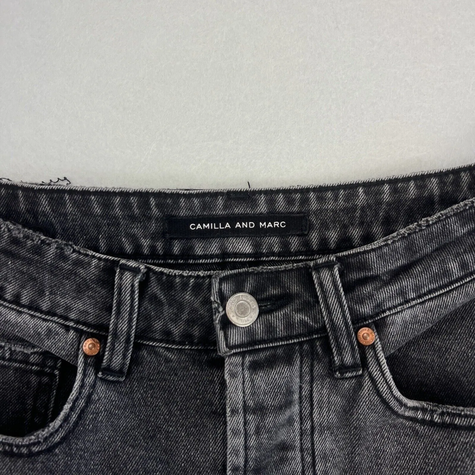 Camilla & Marc Womens Black Mom Jeans Size 24