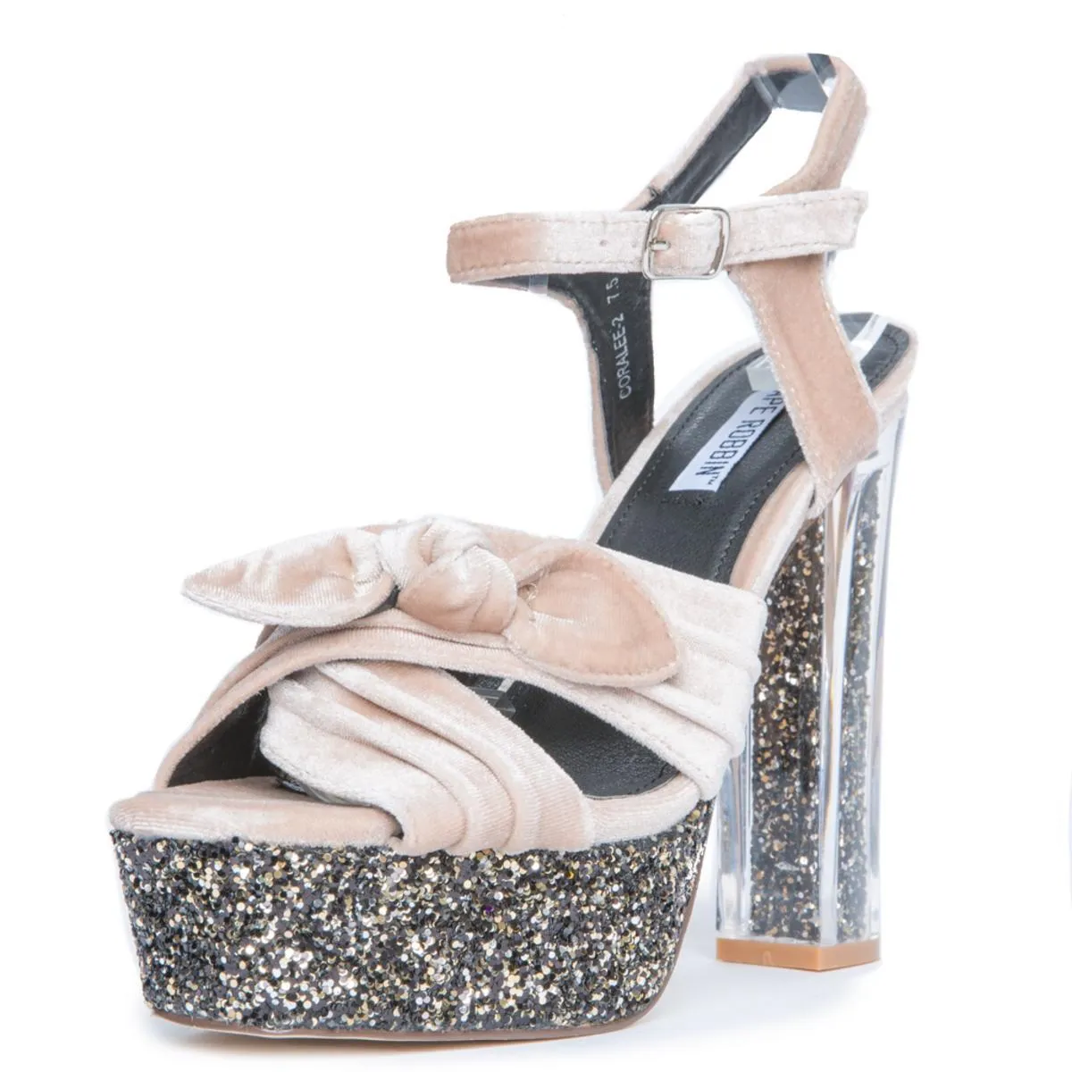 Cape Robbin Coralee-2 Nude High Heels Nude