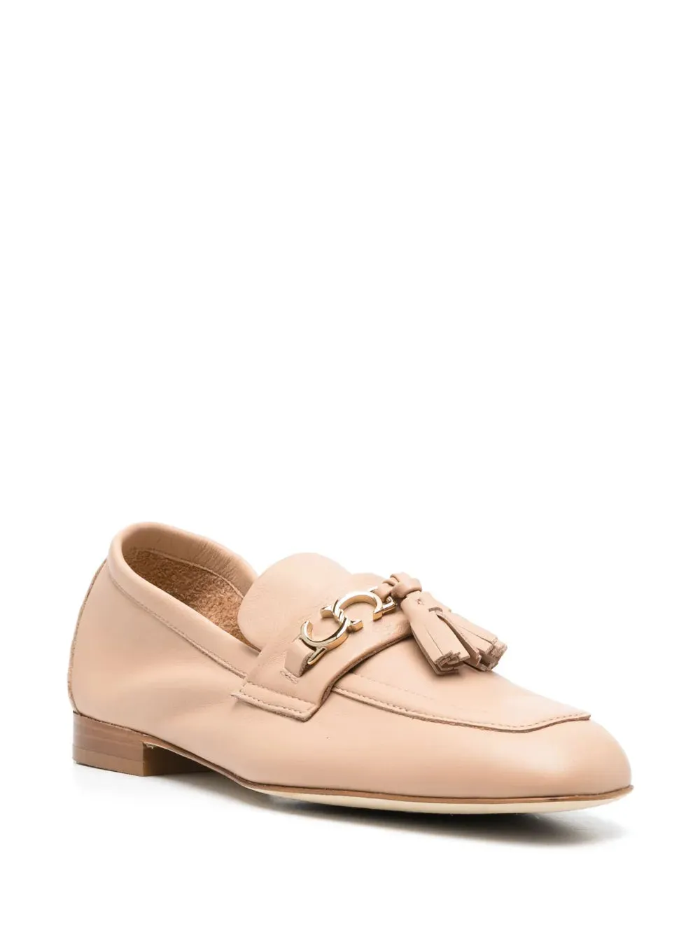 Casadei chunky chain-link leather loafers