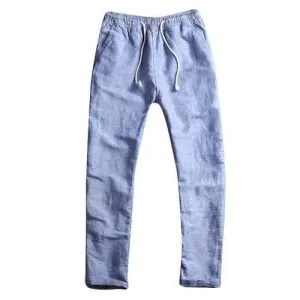 Chinese Style Cotton Linen Loose Pants