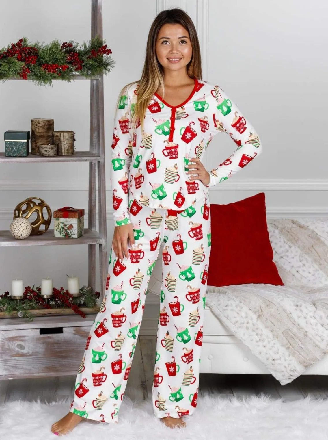 Christmas Cocoa Pajama Set