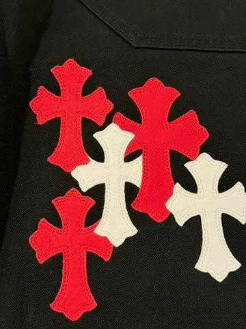 Chrome Hearts Cross Patch Carpenter Pants