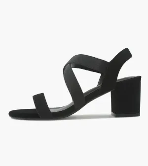 Chunky Block Strappy Heels