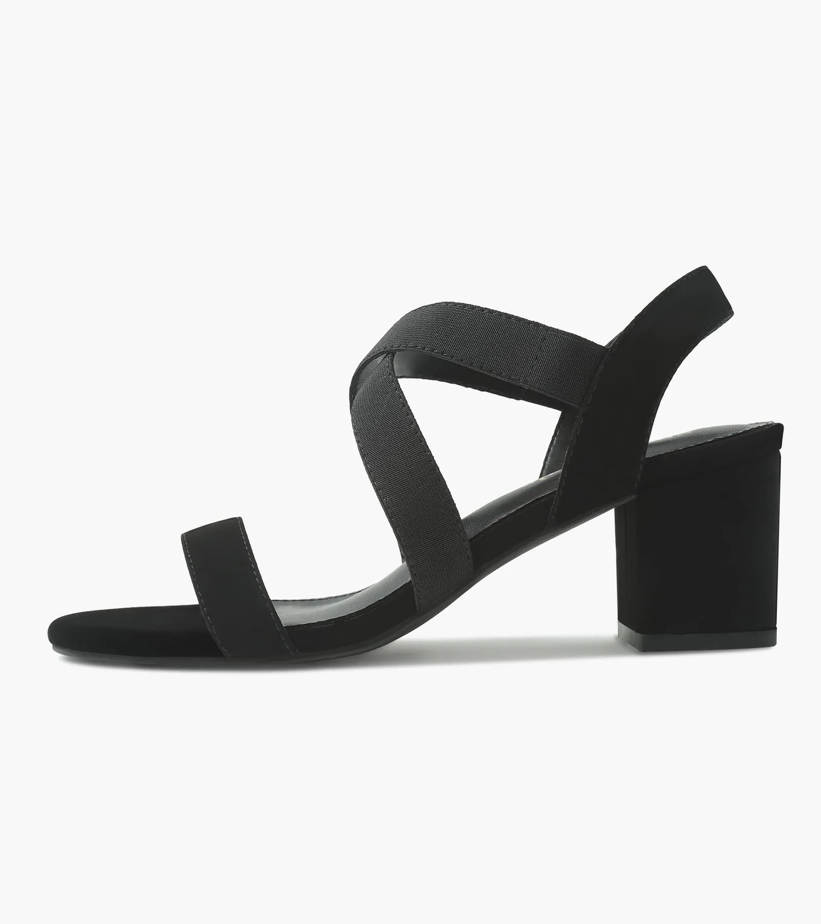 Chunky Block Strappy Heels