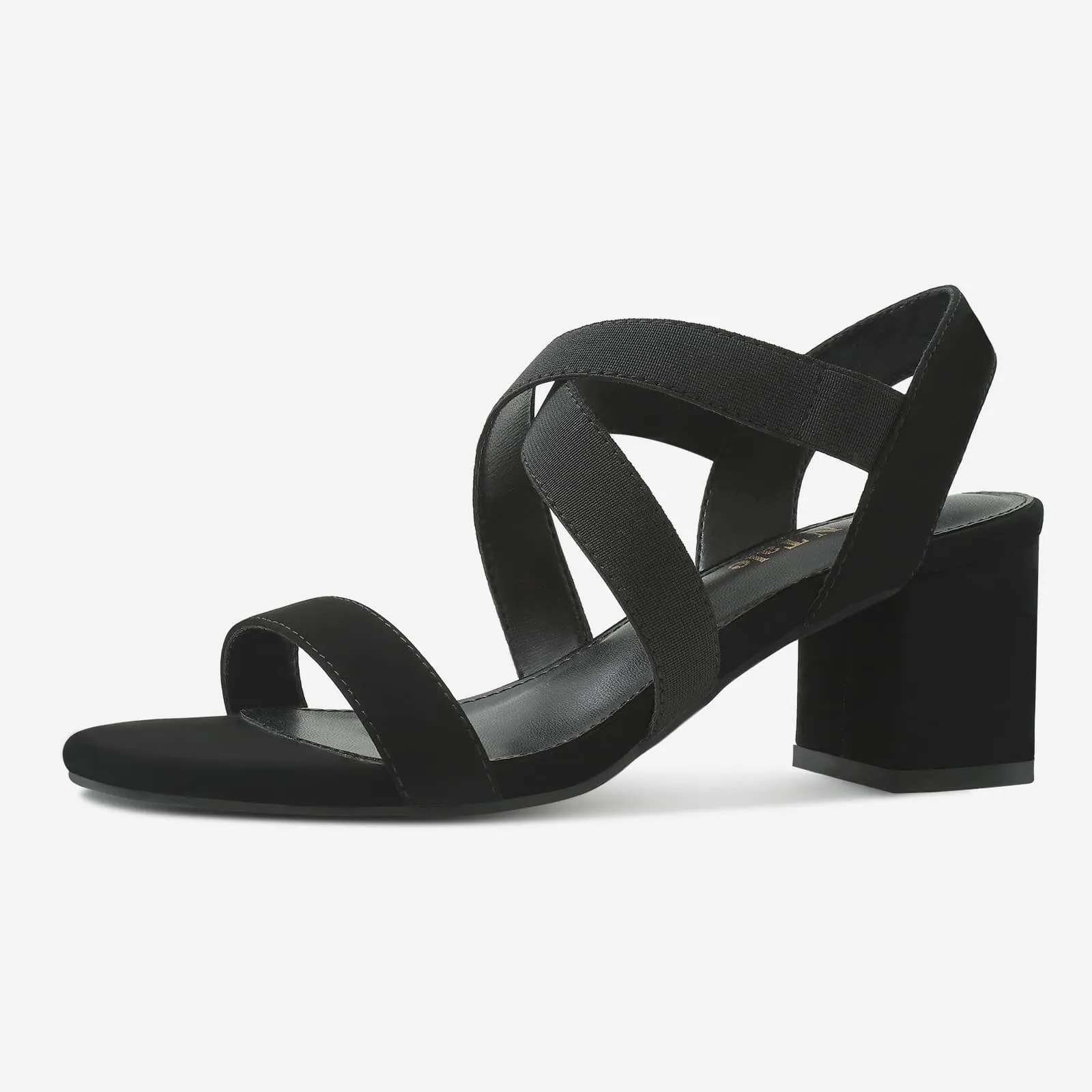 Chunky Block Strappy Heels