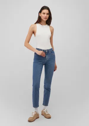 Cindy Mid Vintage Gold Shape Jean Pants