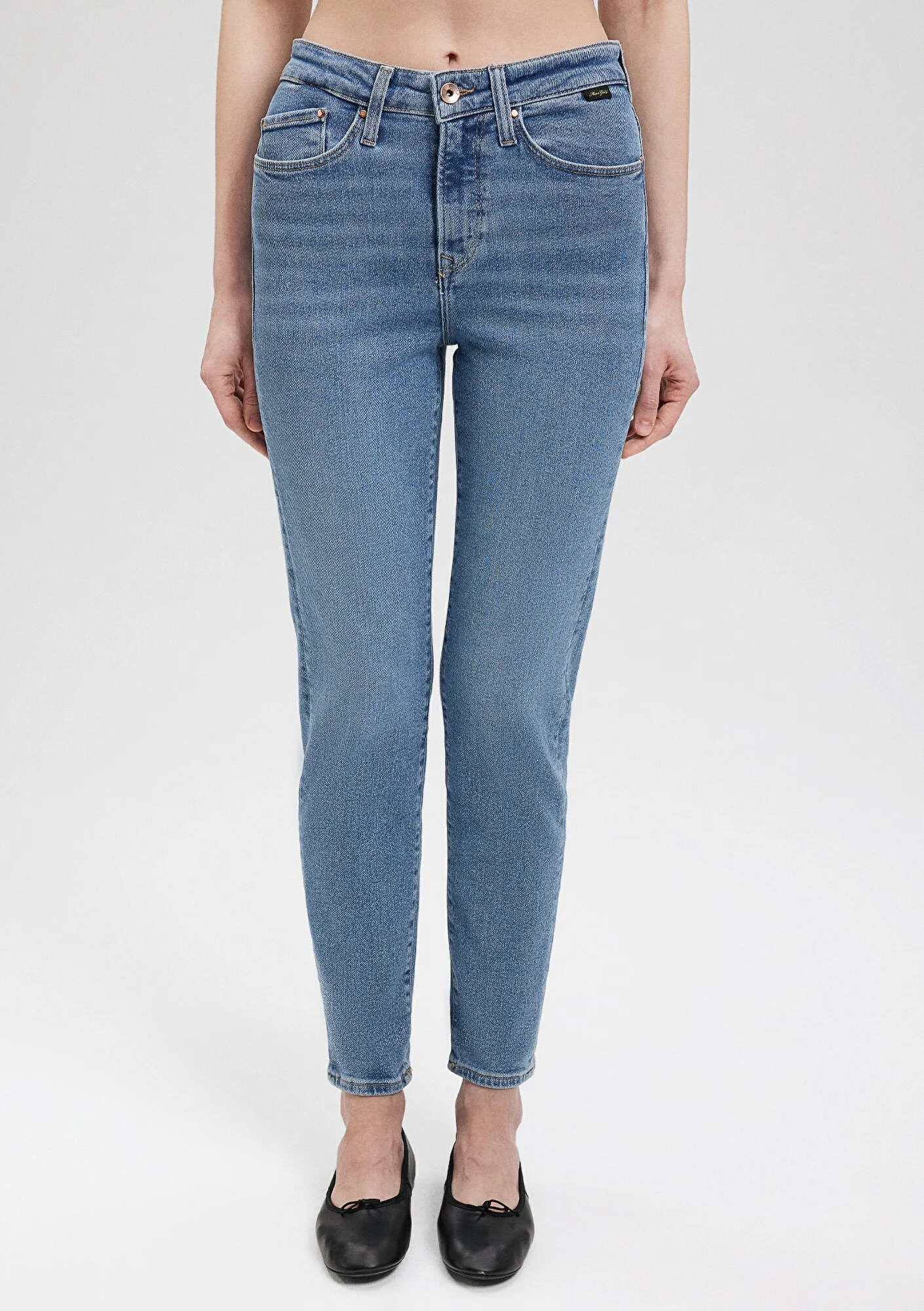 Cindy Shaded Gold Shape Jean Pants