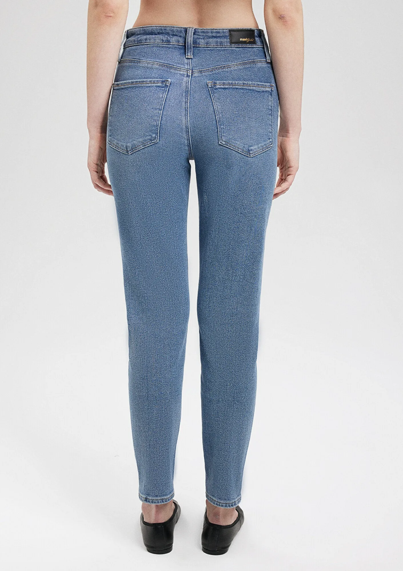 Cindy Shaded Gold Shape Jean Pants