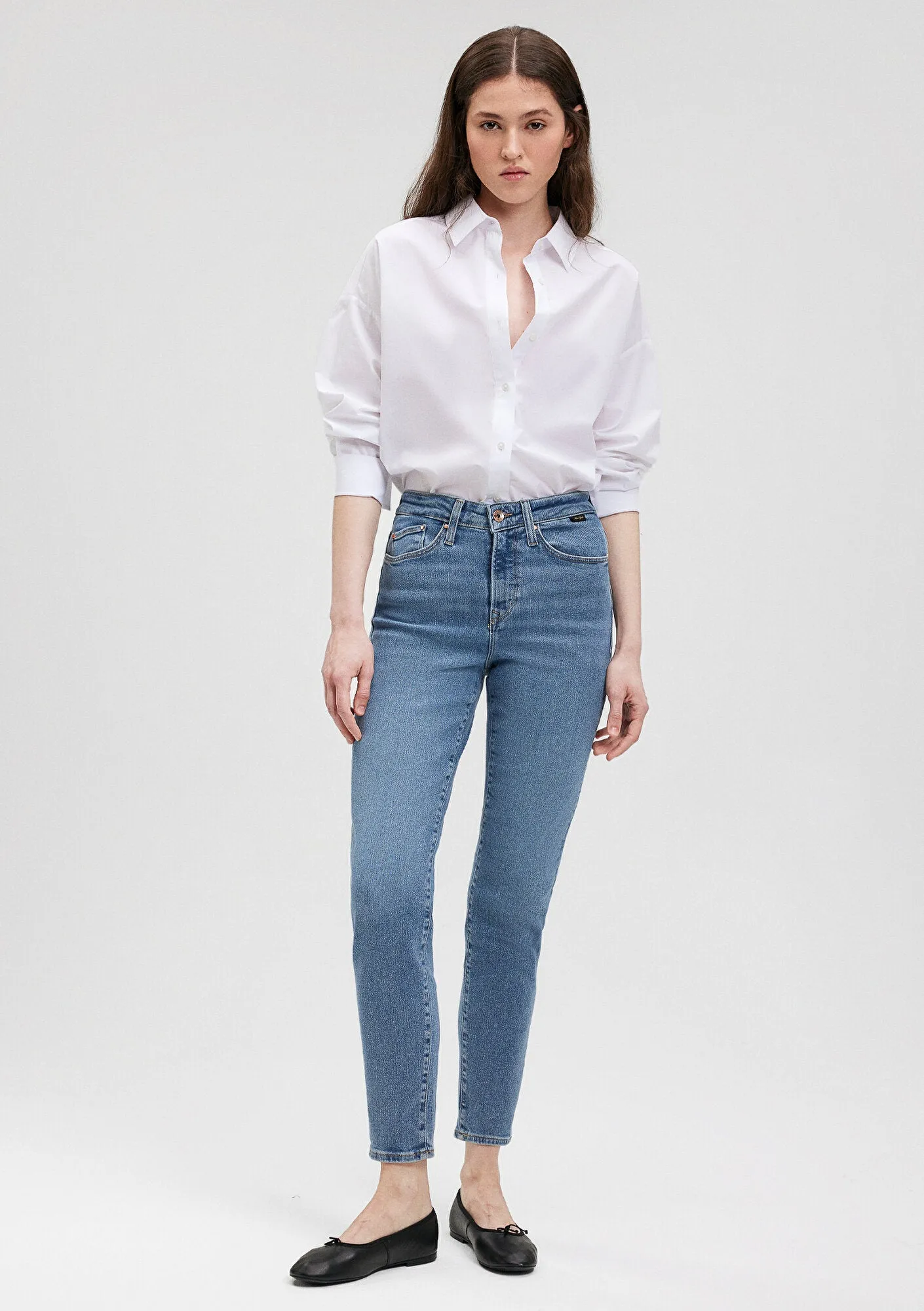 Cindy Shaded Gold Shape Jean Pants