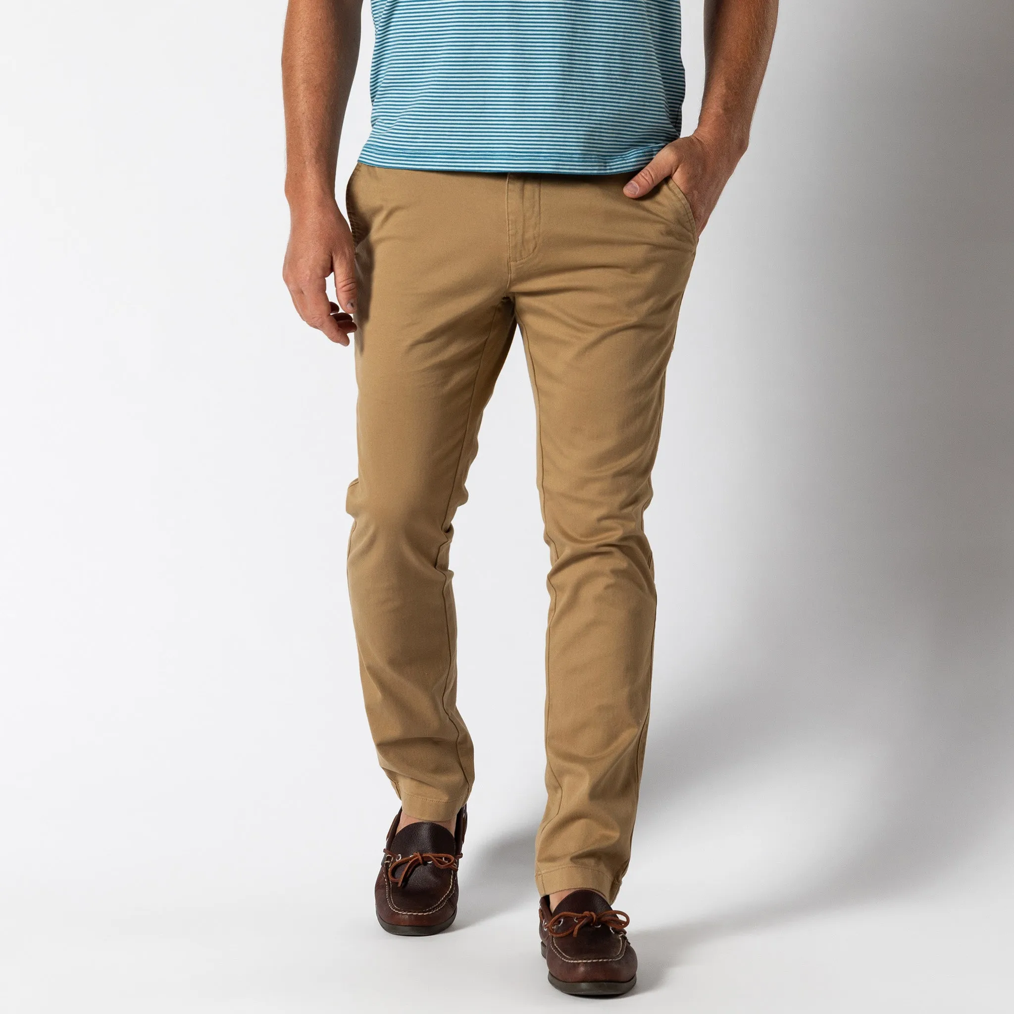 Classic Fit Gold School Chino - Dark Khaki