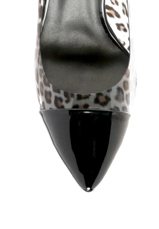 Clear Stiletto Pumps