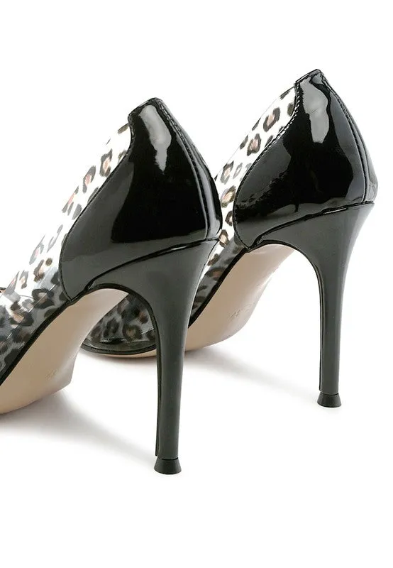 Clear Stiletto Pumps