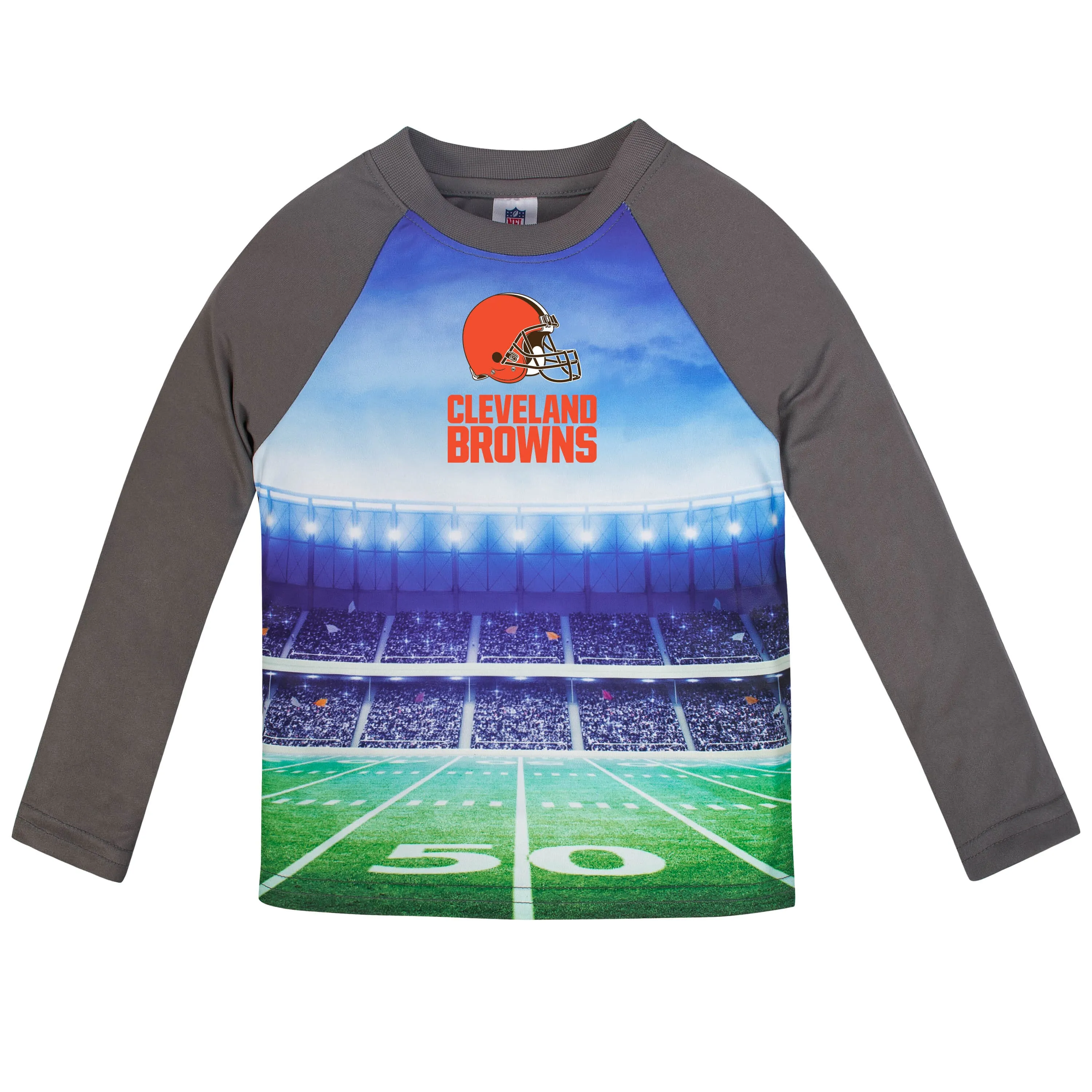 Cleveland Browns Boys Long Sleeve Tee Shirt