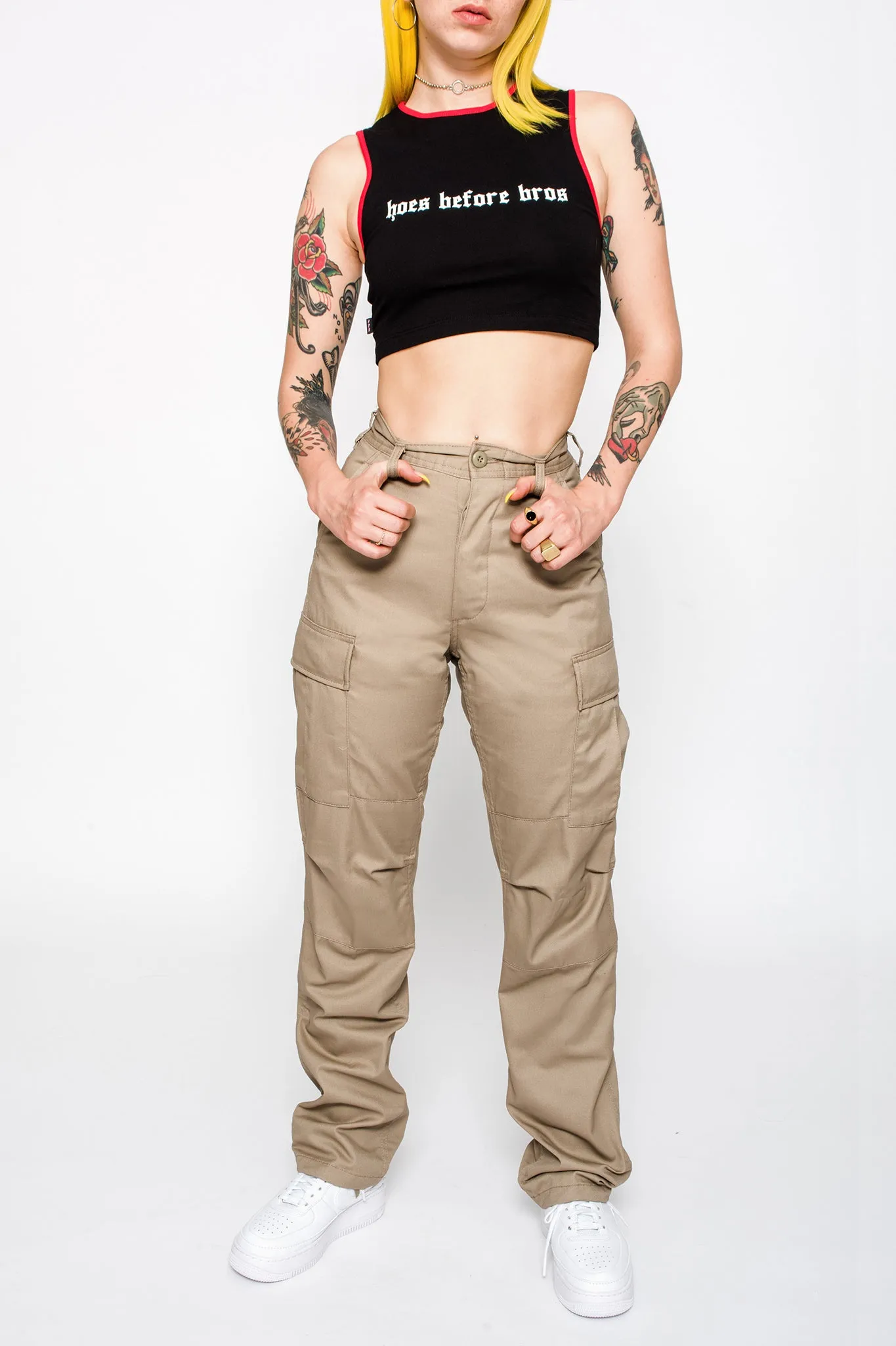 Cobain Khaki Cargo Pants