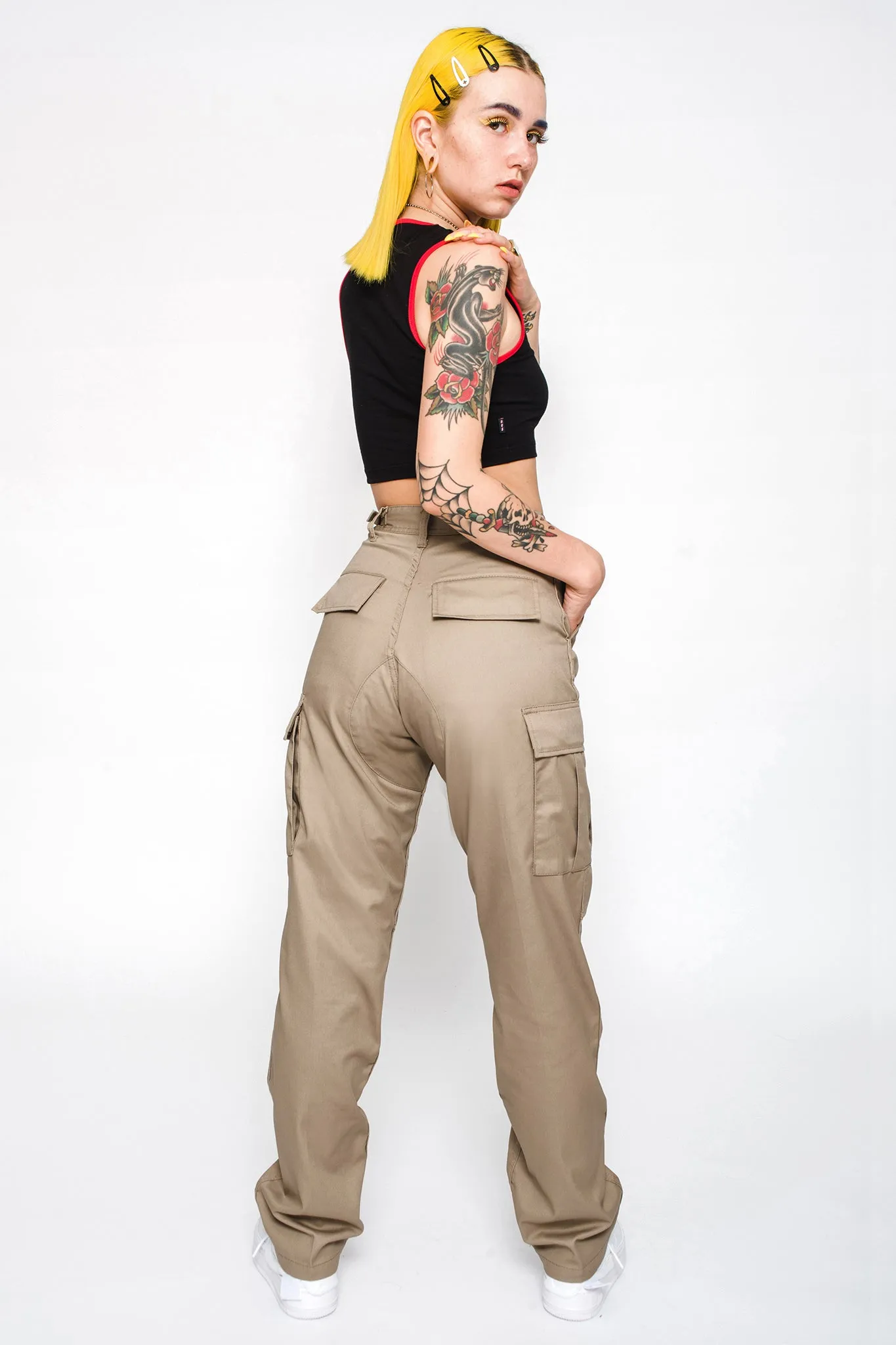 Cobain Khaki Cargo Pants