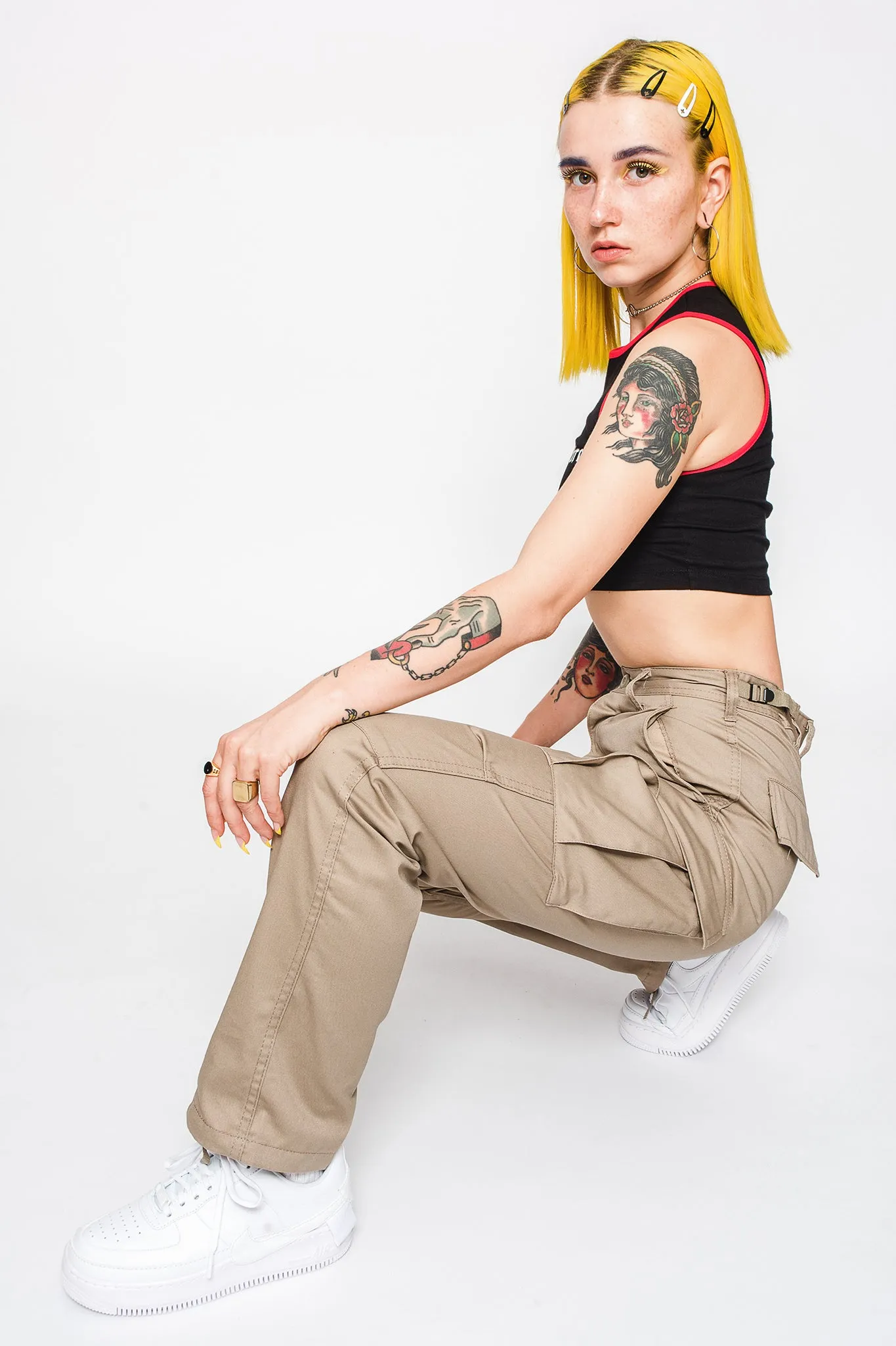 Cobain Khaki Cargo Pants