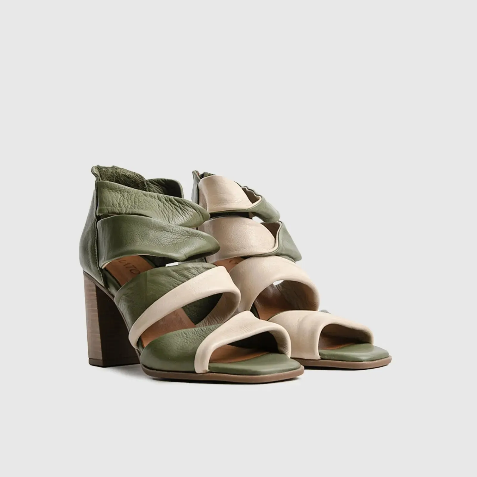 Comfort Block Heel Sandal 8334
