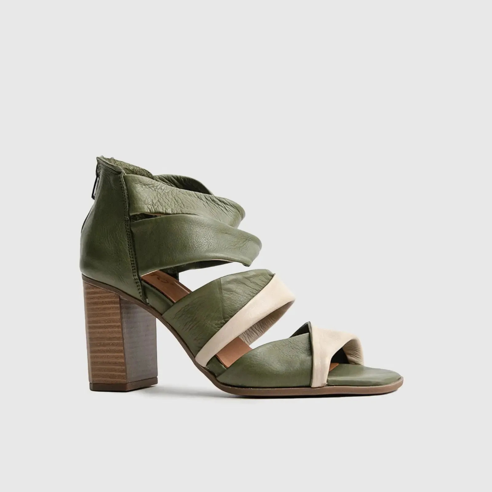 Comfort Block Heel Sandal 8334