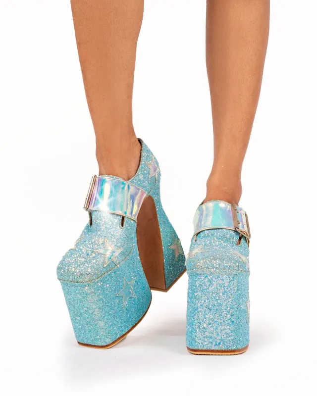Cosmic Drip Platform Heels