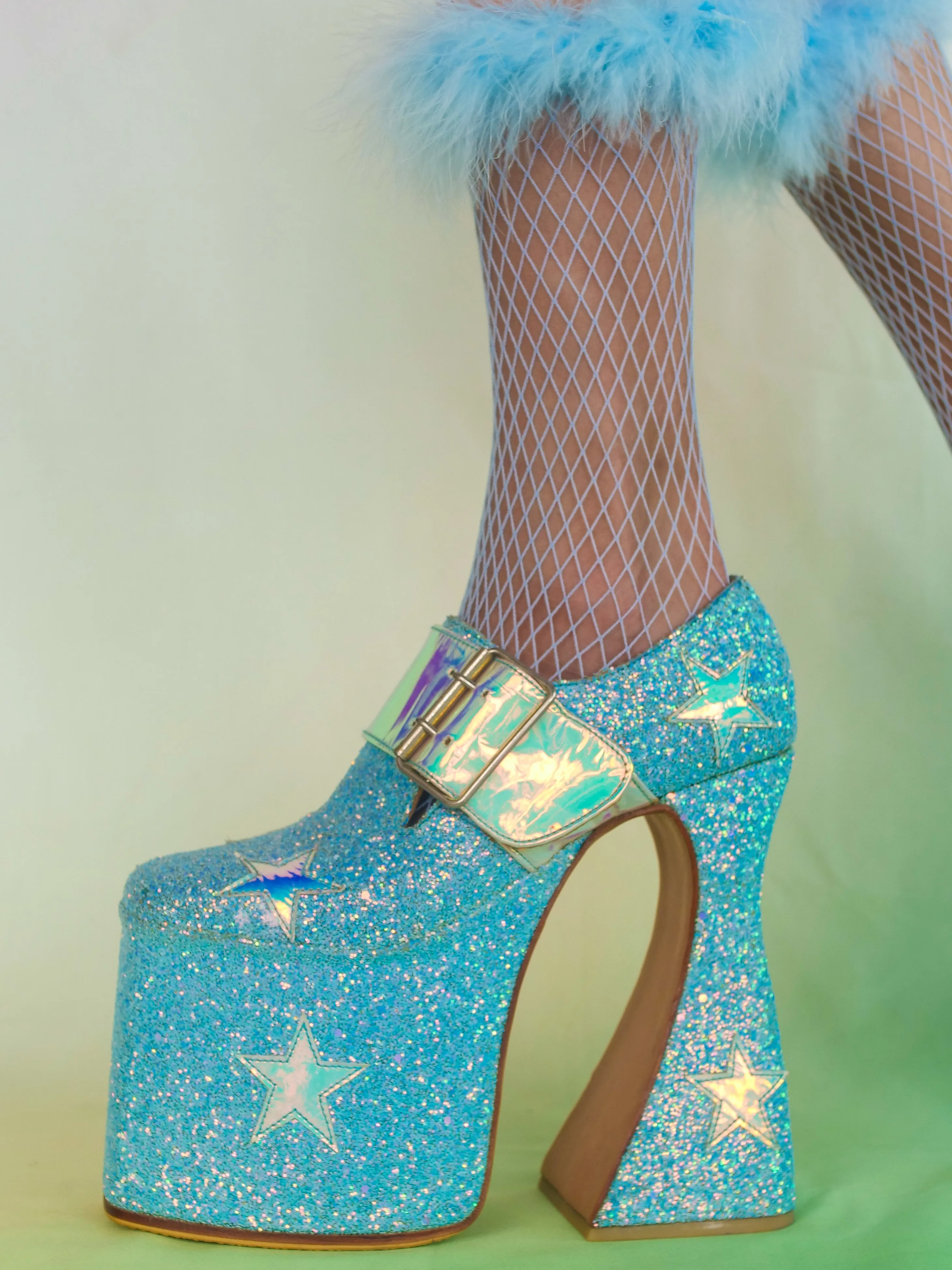 Cosmic Drip Platform Heels
