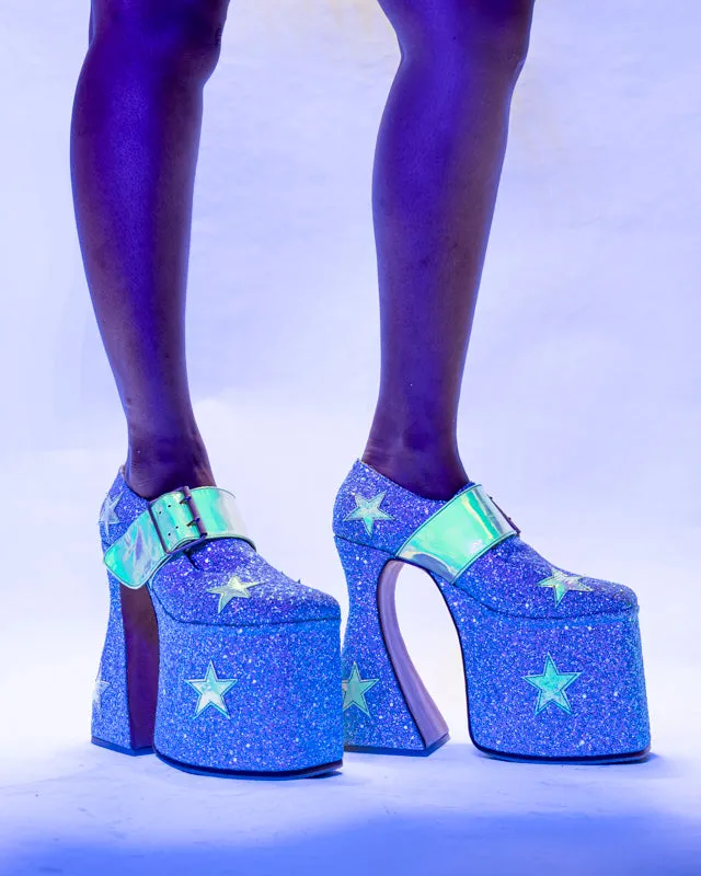 Cosmic Drip Platform Heels