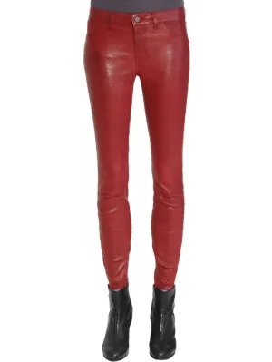 Cowboy Retro Leather Pants