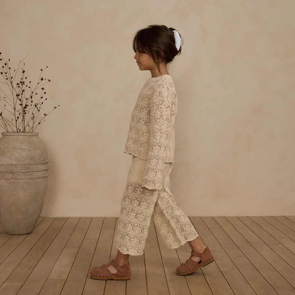 Crochet Knit Set | Natural