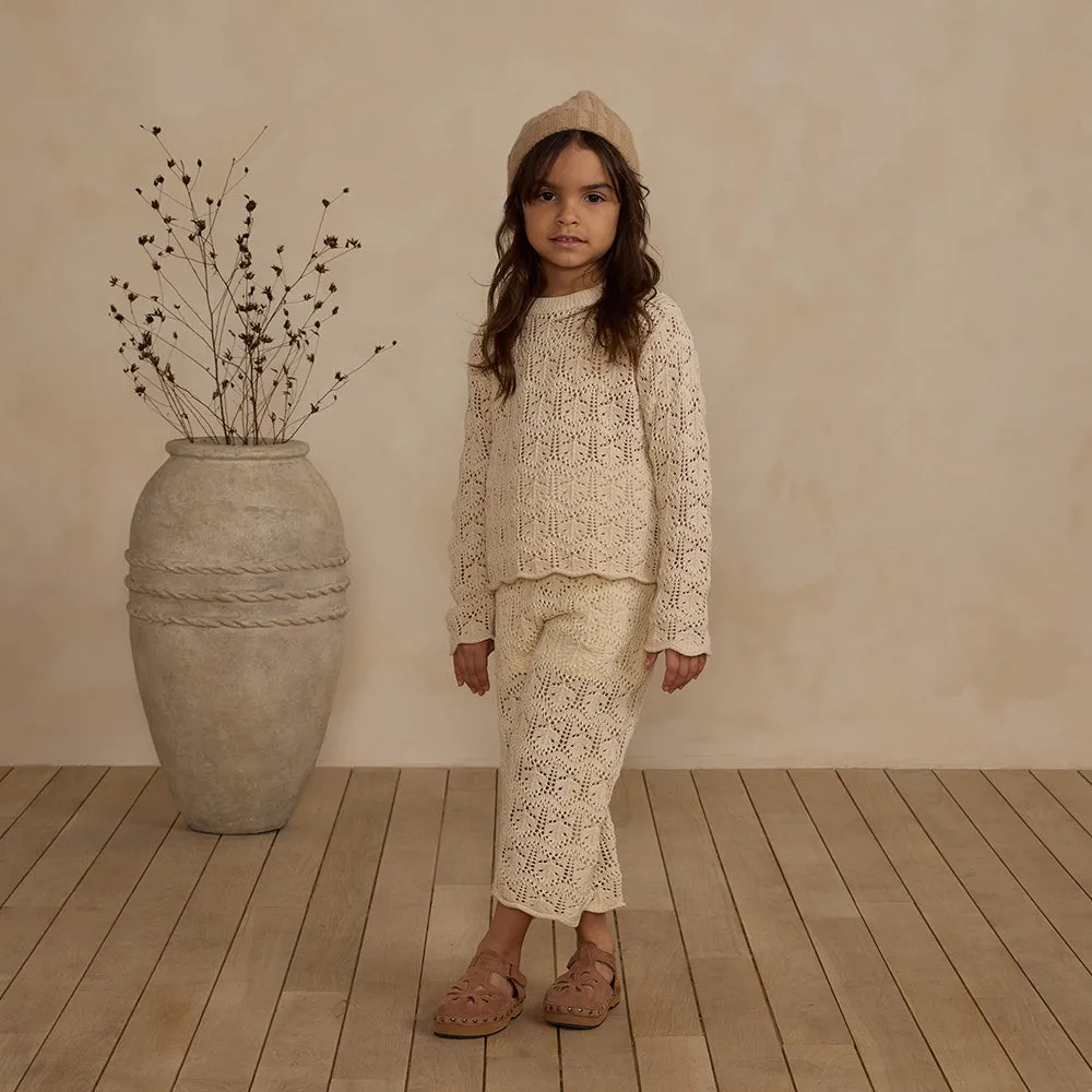 Crochet Knit Set | Natural