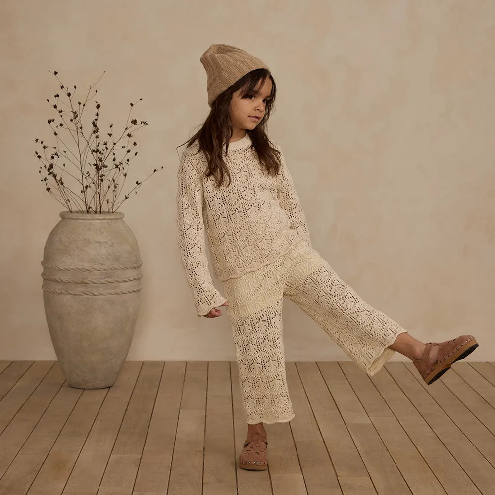 Crochet Knit Set | Natural