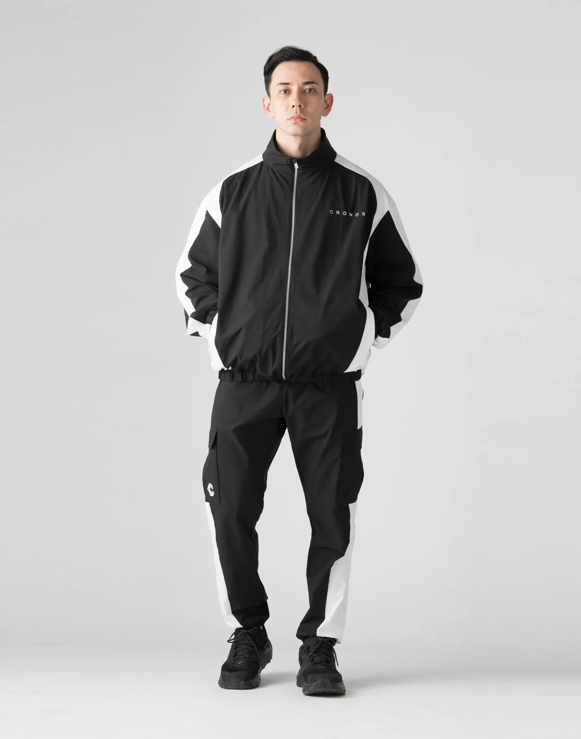 CRONOS Stretch cargo pants【BLACK】